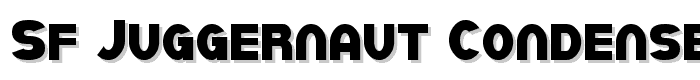 SF Juggernaut Condensed font